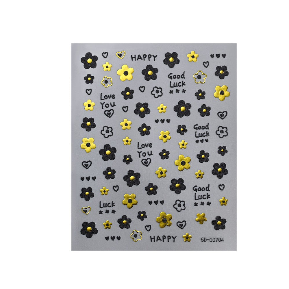 Kreatives Nagelkunst Sticker-Set