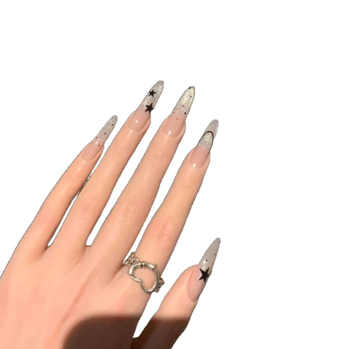 Glamouröse Stiletto Press-On Nagelset