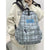 Stylischer kariert gemusterter Laptop-Rucksack Brehn