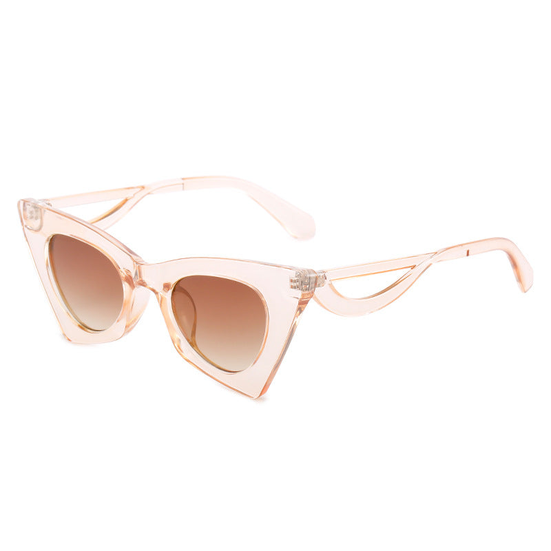Damen Cat-Eye Sonnenbrille mit eleganten Design-Elementen Brehn