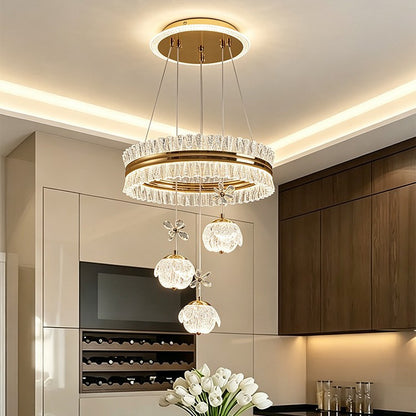 Moderne Bohemian Kristall Pendelleuchte