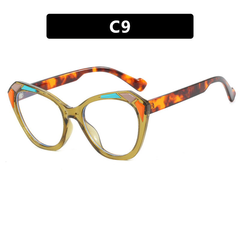 Damen Katzenaugen-Sonnenbrille mit modischen Details Brehn