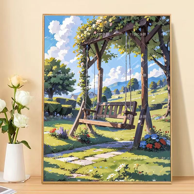 Szenische Landschaft Kunstdruck Brehn