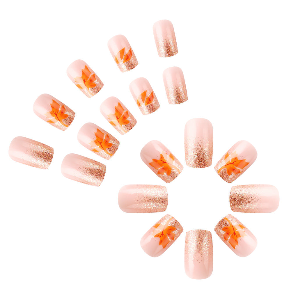 Herbst-inspiriertes Gel-Nailart-Set Brehn