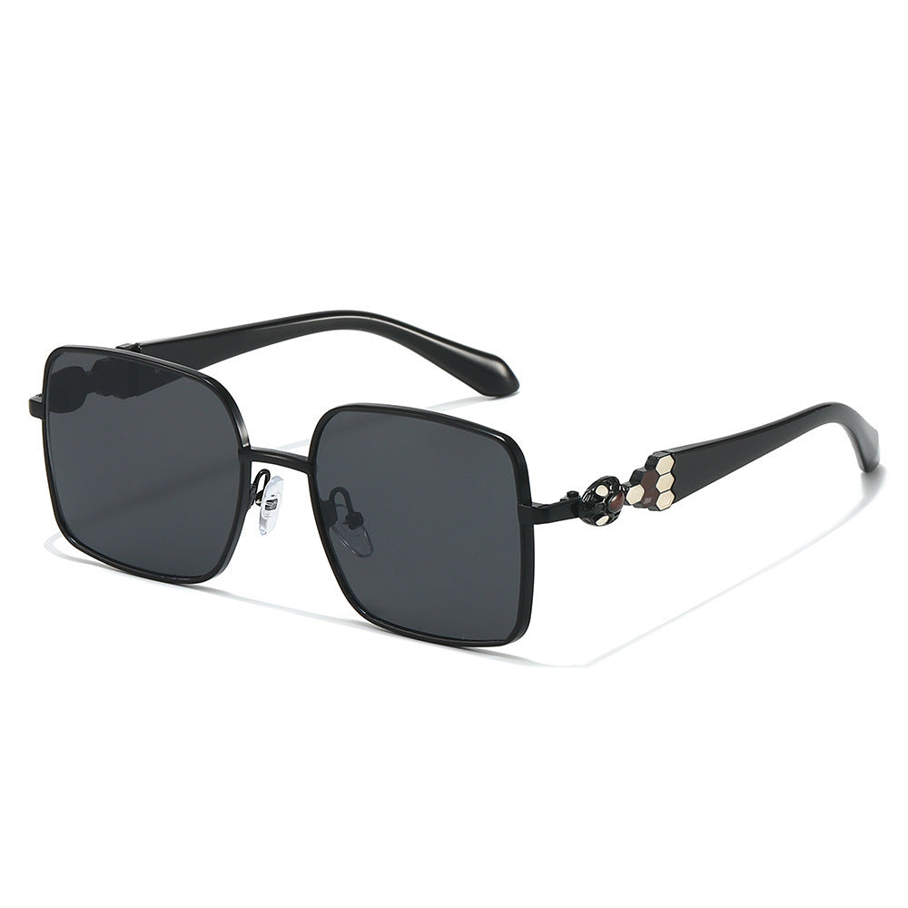 Chic Dekorative Quadratische Rahmen Sonnenbrille Brehn