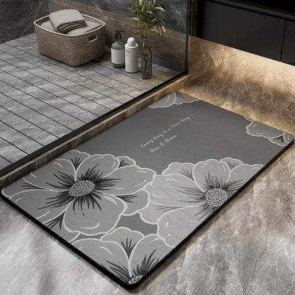 Florales Muster Badewanne Matte