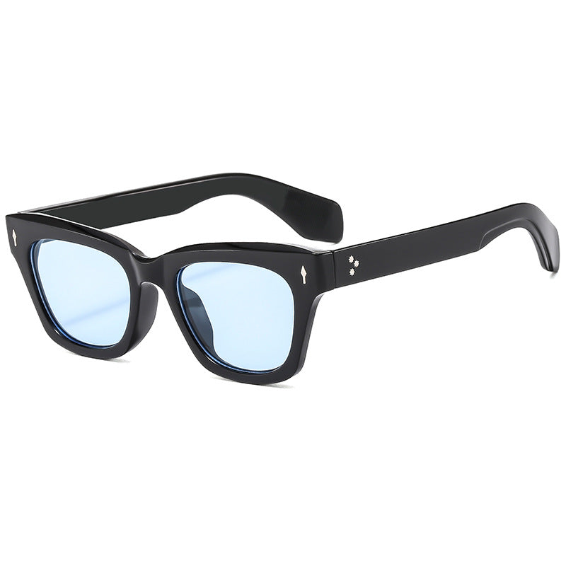 Damen Cat-Eye Sonnenbrille mit modernem, transparentem Rahmen und UV-Schutz Brehn