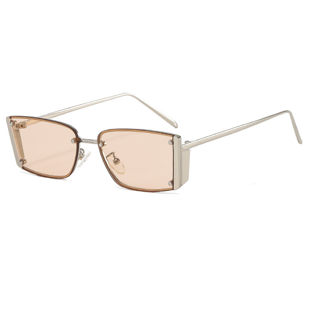 Damen Modische Sonnenbrille mit extravagantem geometrischen Rahmen Brehn