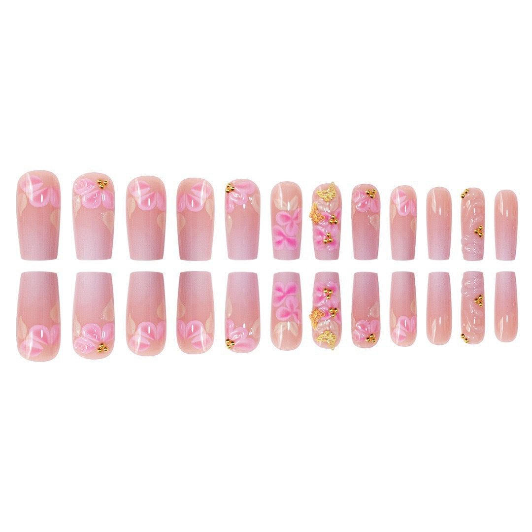 Florale Kunst Acryl-Nagelverstärkungen Brehn