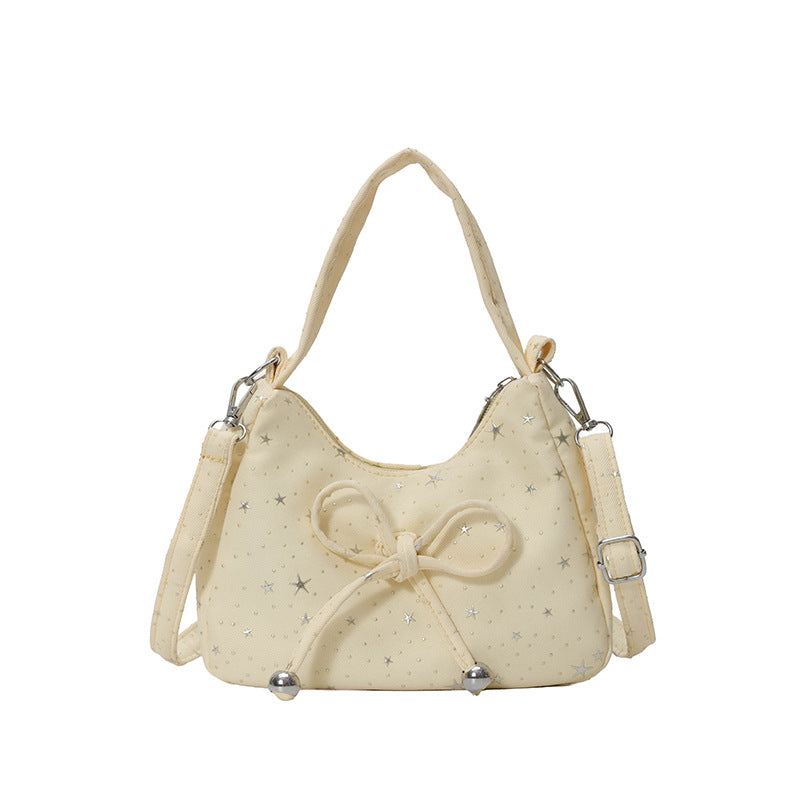 WoDekorative Sternmuster Hobo Tasche Brehn
