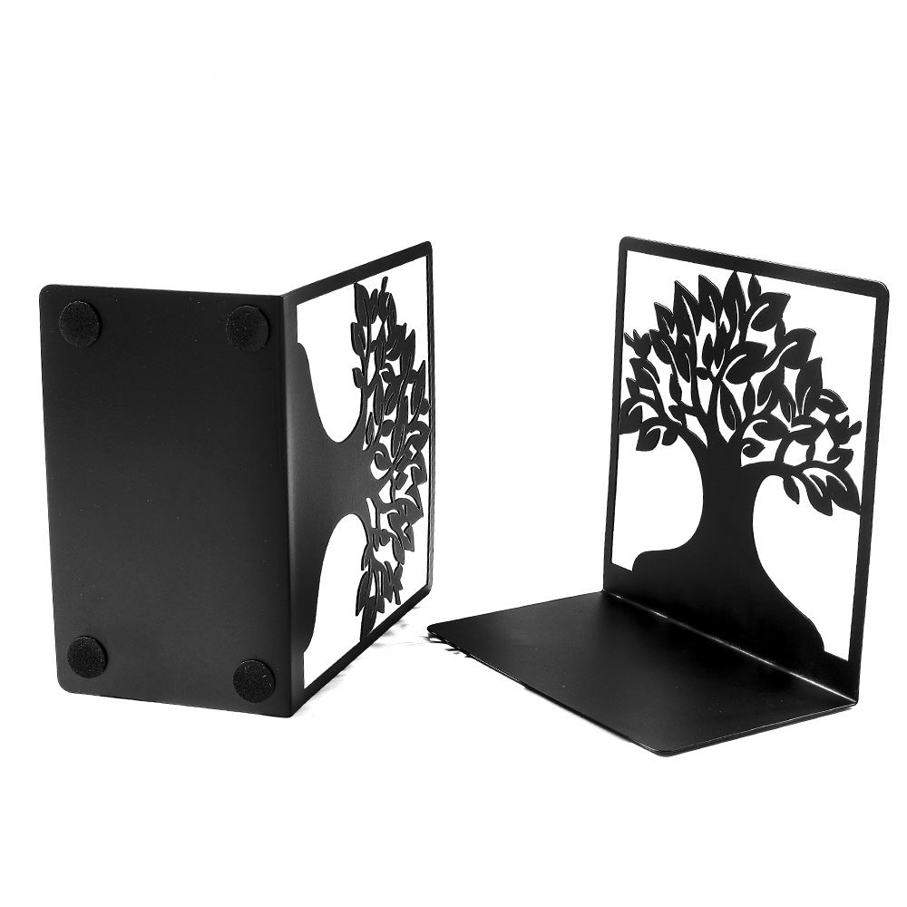 Dekorative Metallbaum-Design-Bücherstützen