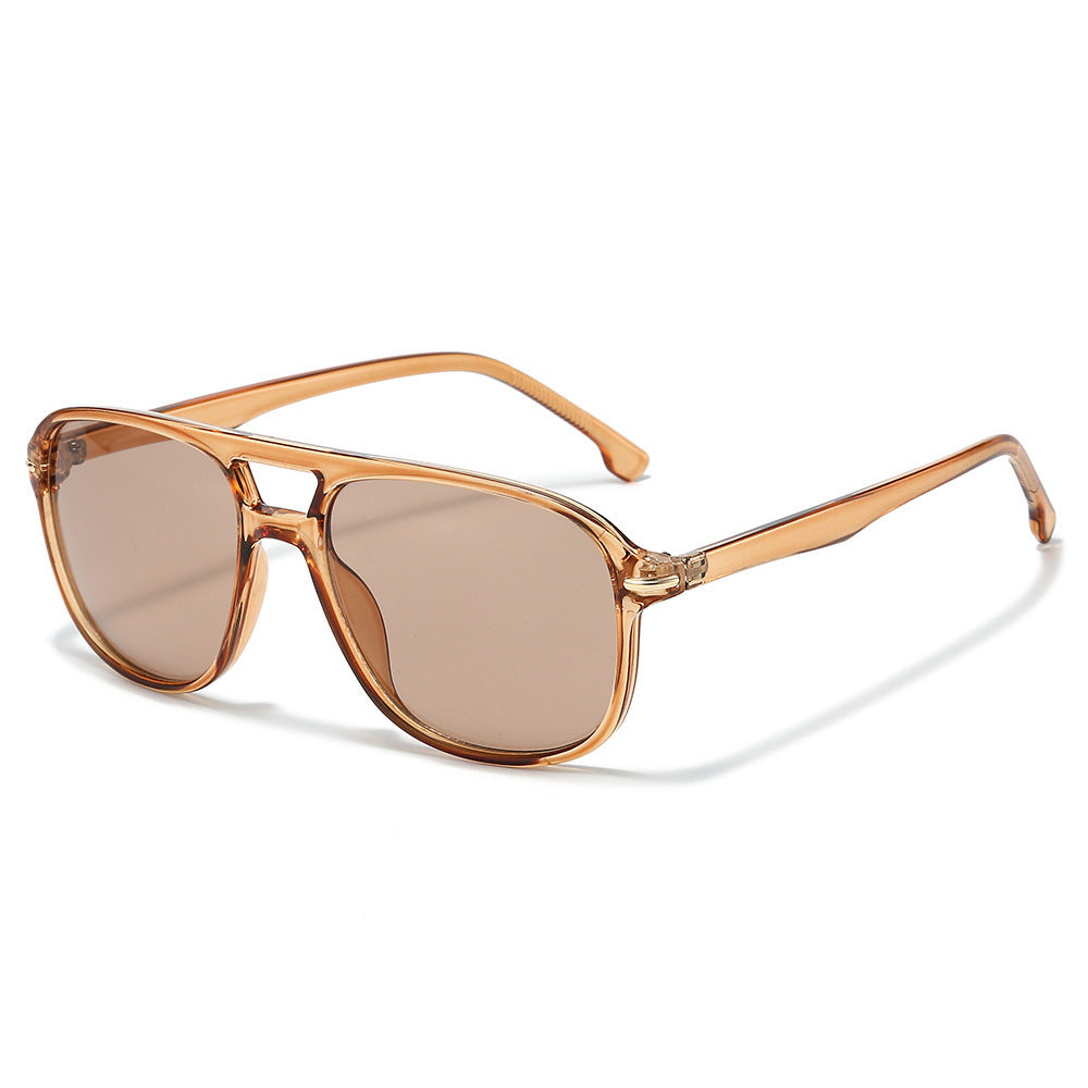 Oversized Farbverlauf Linse Schild Sonnenbrille Brehn