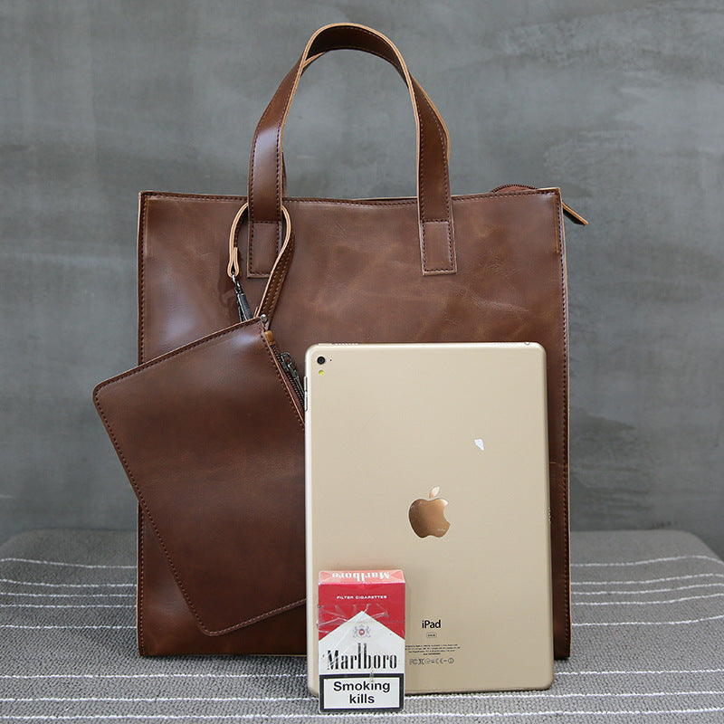 Stilvolle und Geräumige Ledertasche Brehn