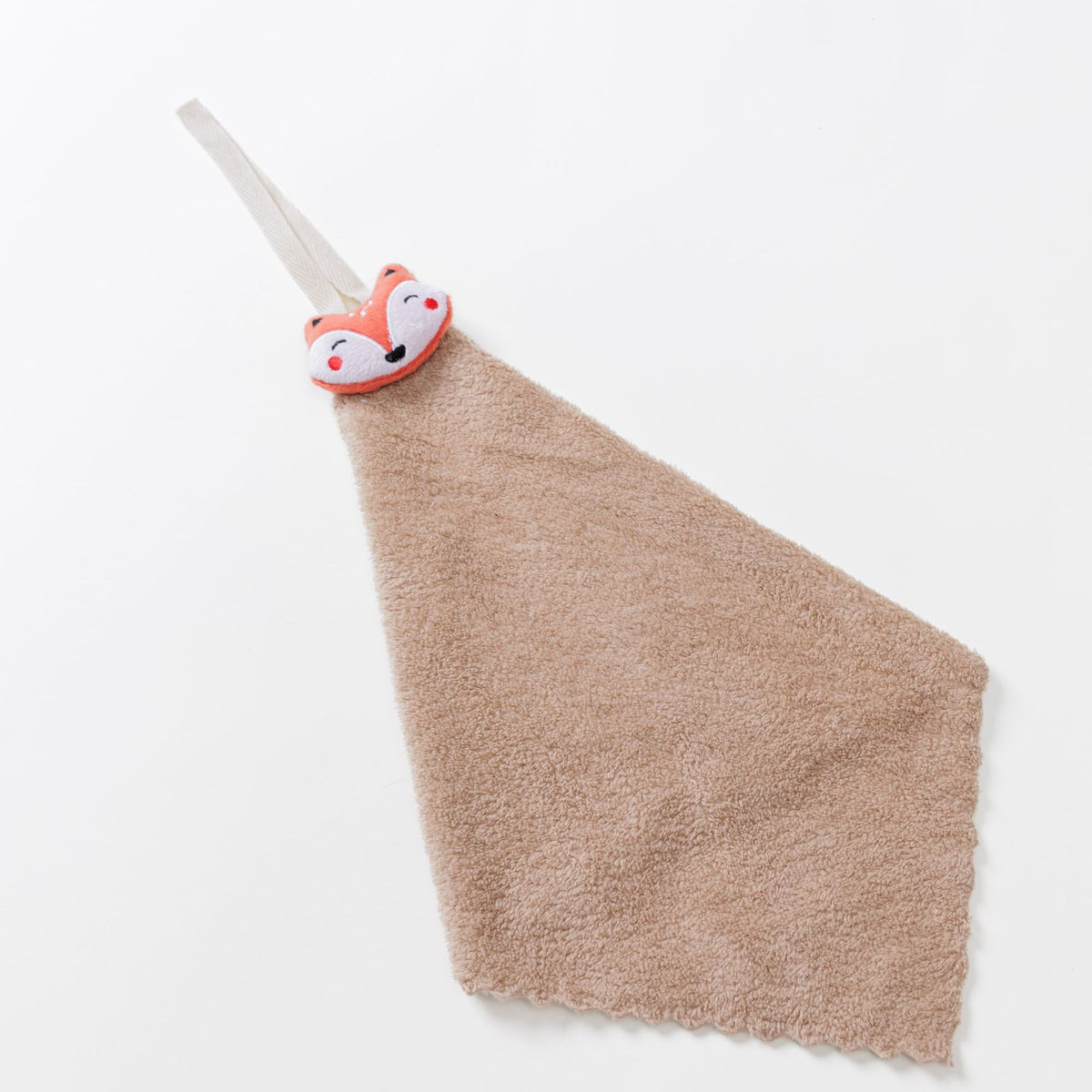 Plüsch-Maus-Hauben-Babybadetuch mit Aufhängeschlaufe