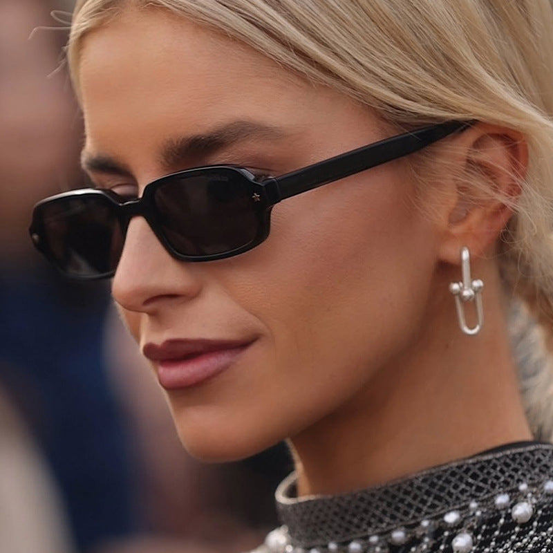 Damen modische Rechtecksonnenbrille mit herausragendem Design und schützendem UV-Filter Brehn