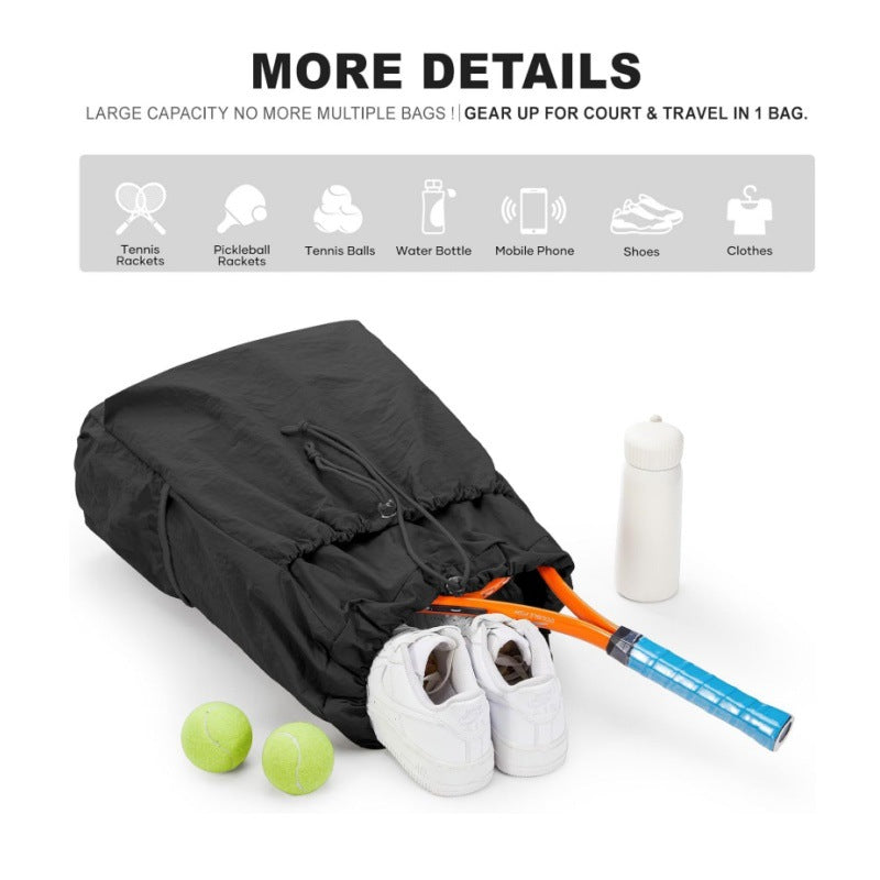 Tennis-Schläger Drawstring Rucksack