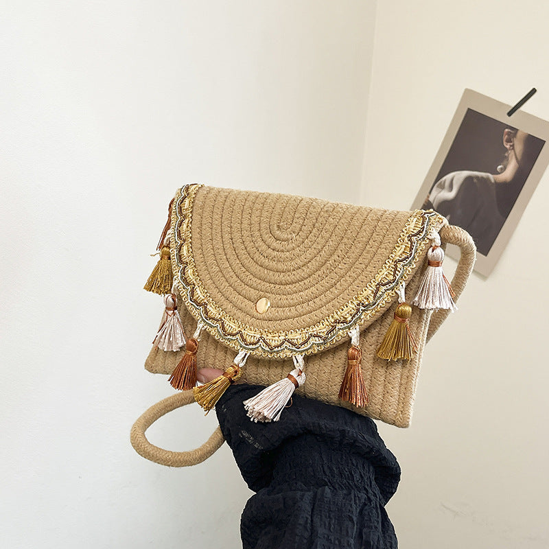 Bohemian Gewobene Clutch-Tasche Brehn