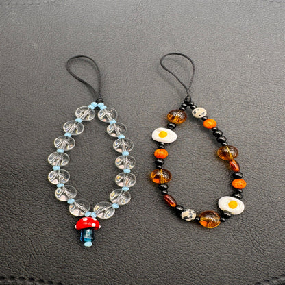 Einzigartiger Perlen-Handy Charm Halter Brehn