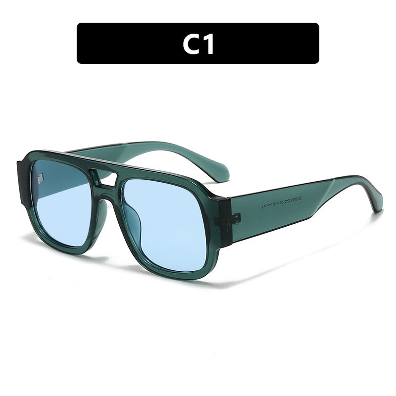 Damen moderne Sonnenbrille im eleganten Rechteckdesign Brehn