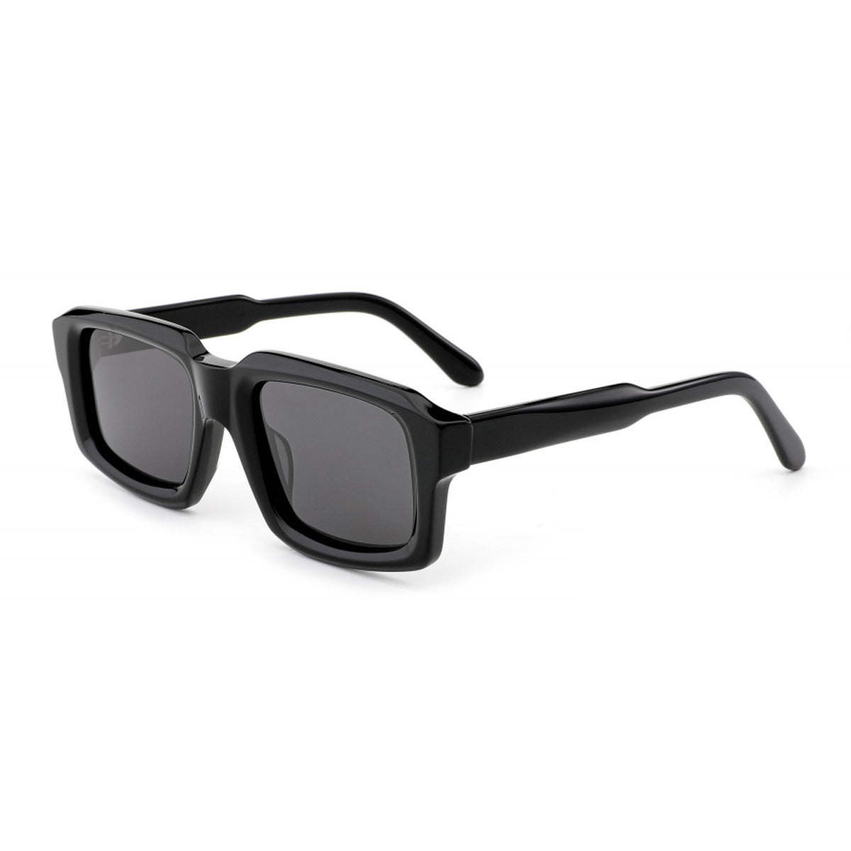 Damen quadratische Sonnenbrille mit robustem Rahmen und UV-Schutz Brehn