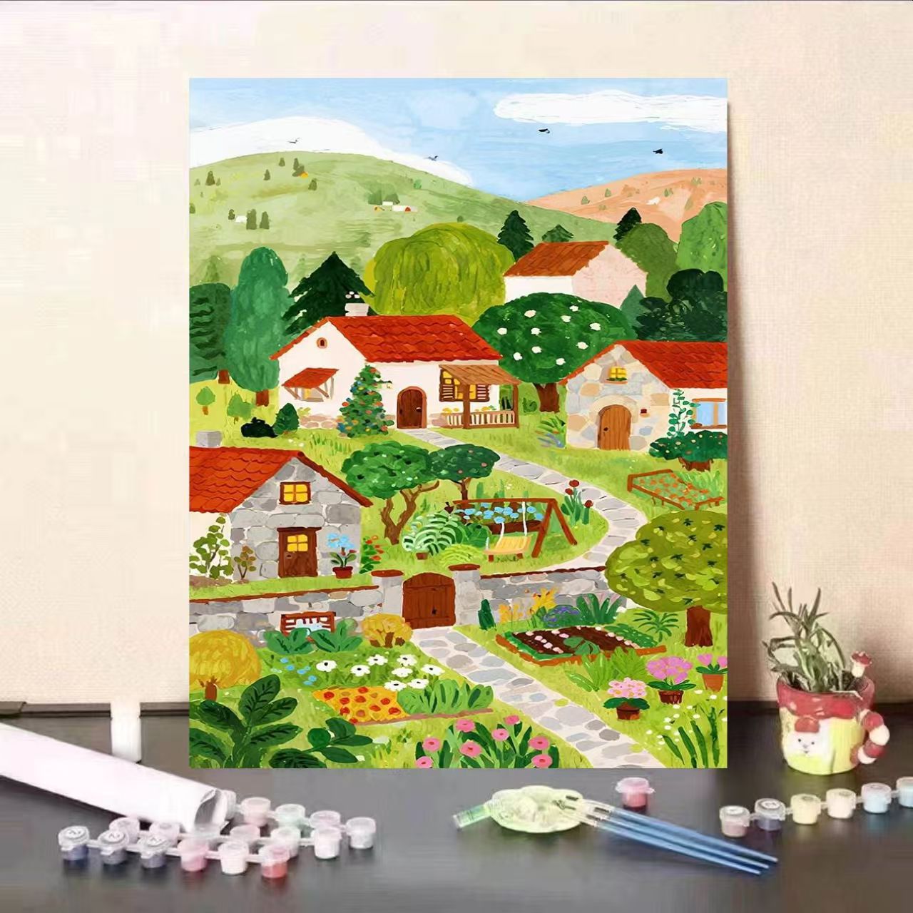DIY Landschaftsgemälde nach Zahlen Set Brehn