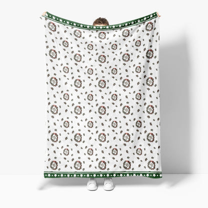 Festliche Feiertags-Fleece-Decke