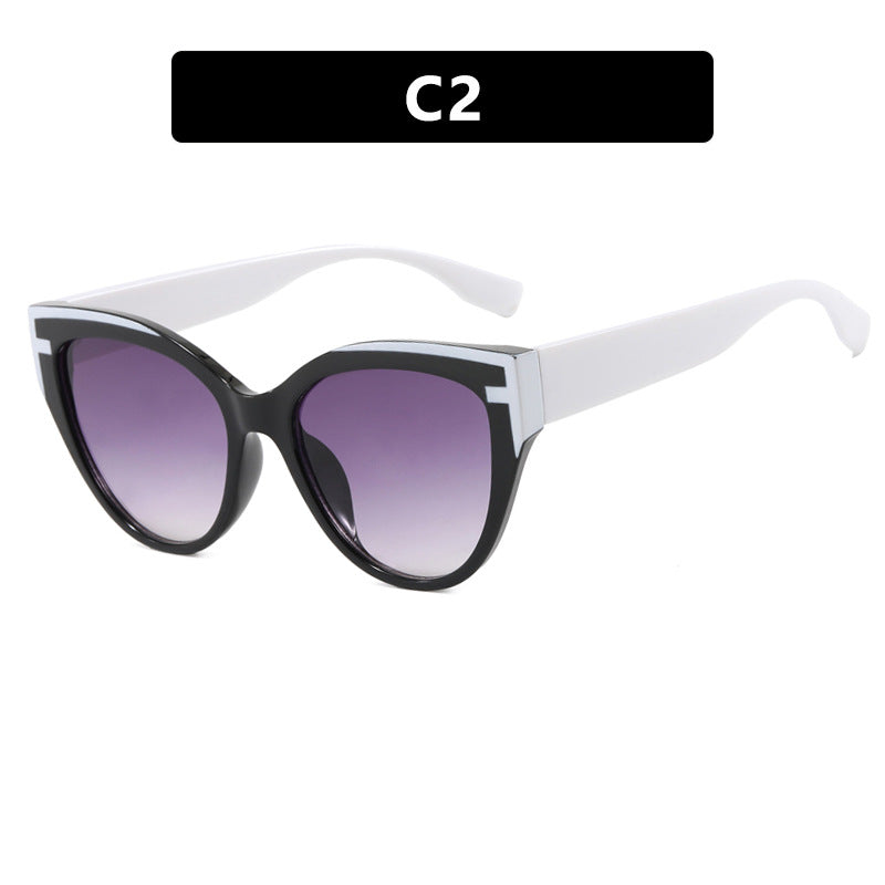 Damen Cat-Eye Sonnenbrille mit extravagantem Rahmen und UV-Schutz Brehn