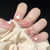 Herz-Design Glitzer Press-On Nägel Brehn