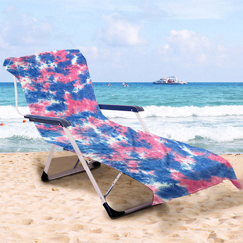 Liegestuhlauflage mit stilvollem TIE-DYE-Design Brehn