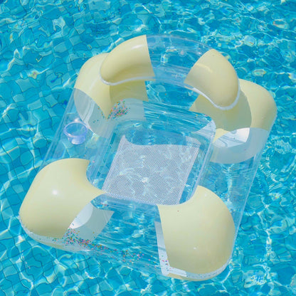 Aufblasbare Poolliege mit Sonnendach Brehn