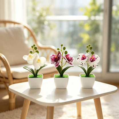 Dekorative künstliche Orchideen-Tischdekoration für die Wohnkultur