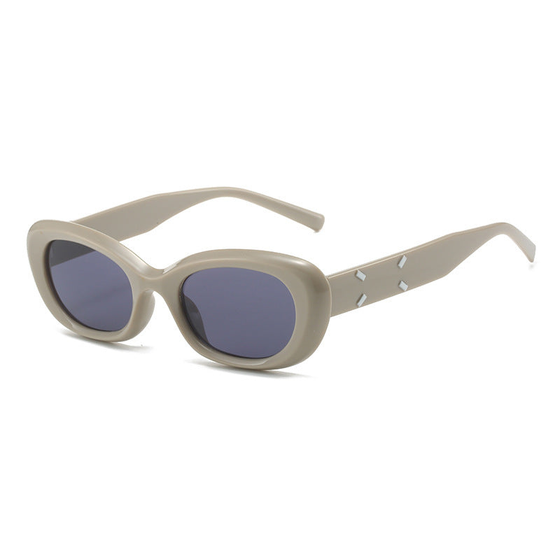 Modebewusste Übergroße Rechteckige Sonnenbrille Brehn