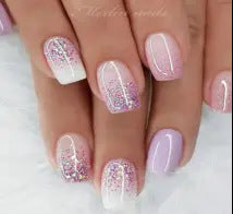 Elegante Ombre-Nagelverlängerungen Brehn