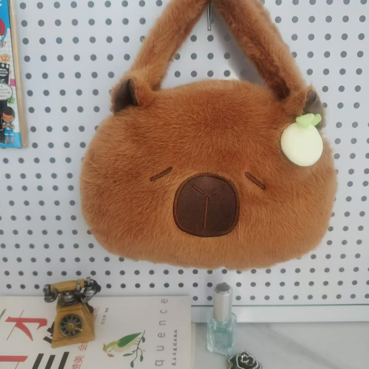 Plüsch Umhängetasche mit Süßem Tiermotiv Brehn