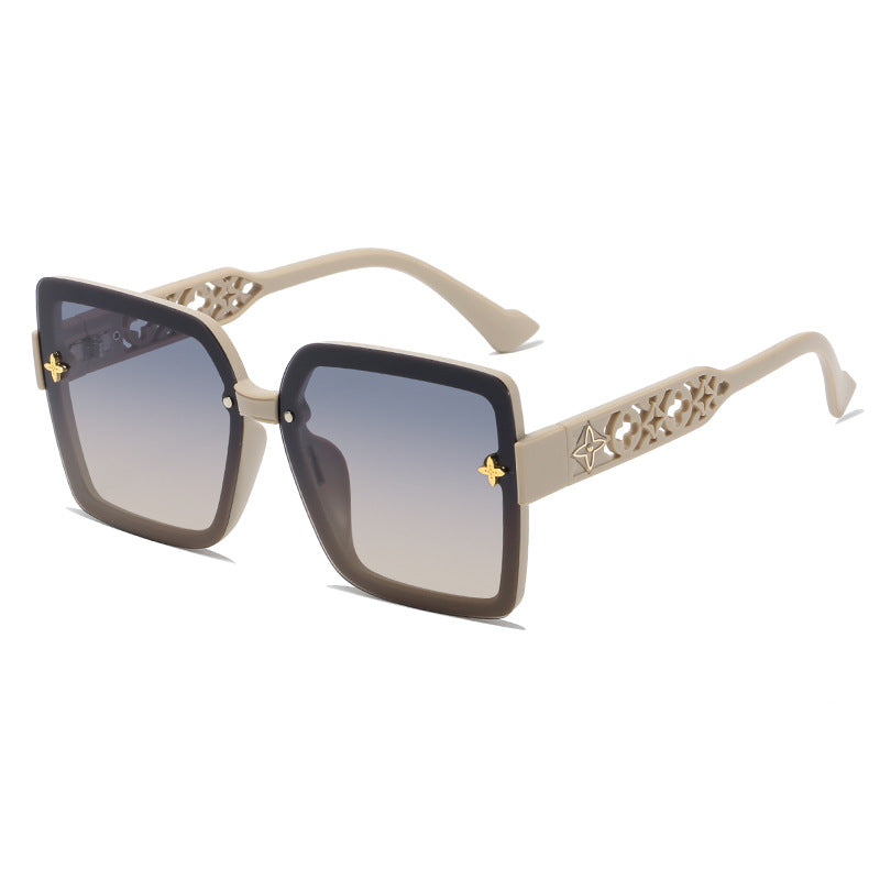 Damen Design-Sonnenbrille mit filigranem Rahmen und UV-Schutz Brehn