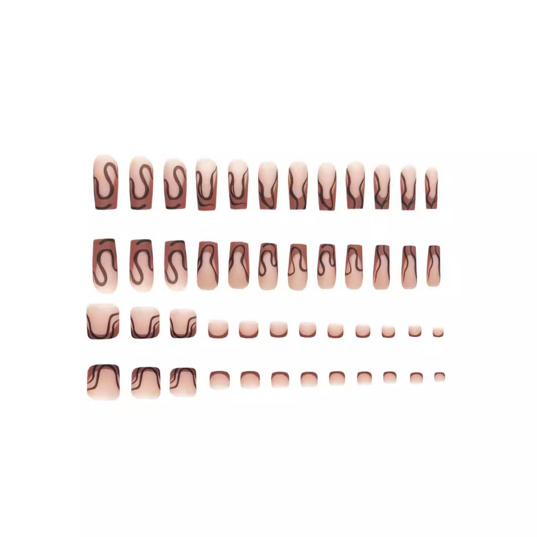 Künstlerisches Acryl-Nageldesign Brehn