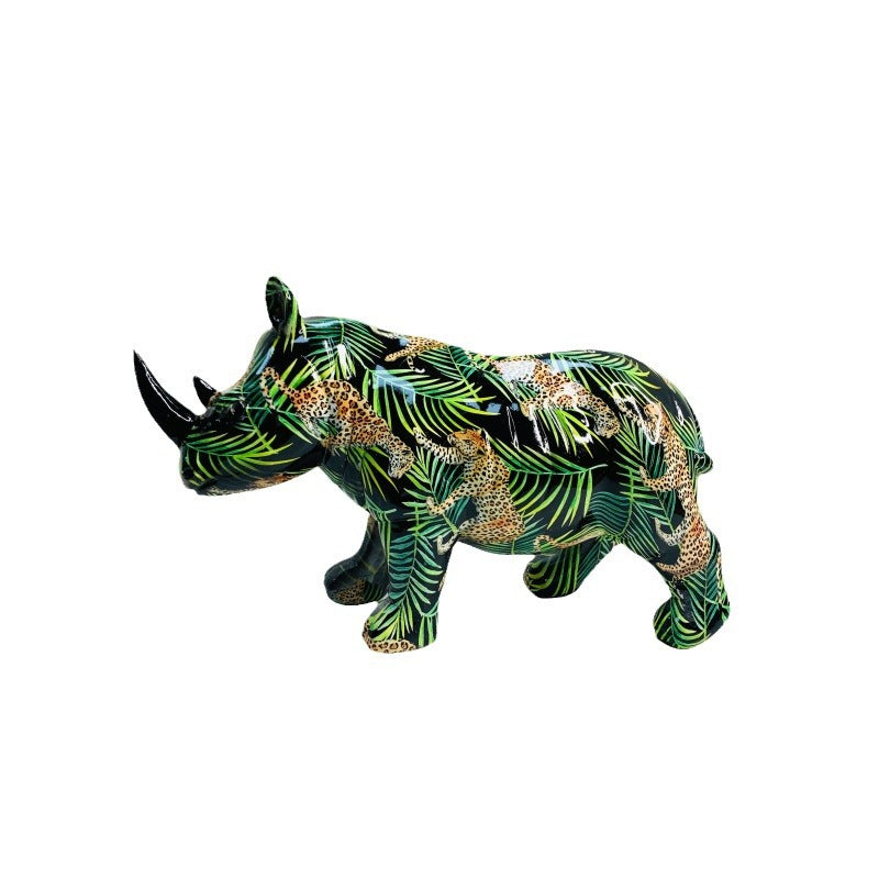 Kunstvolle Rhinofigur Brehn