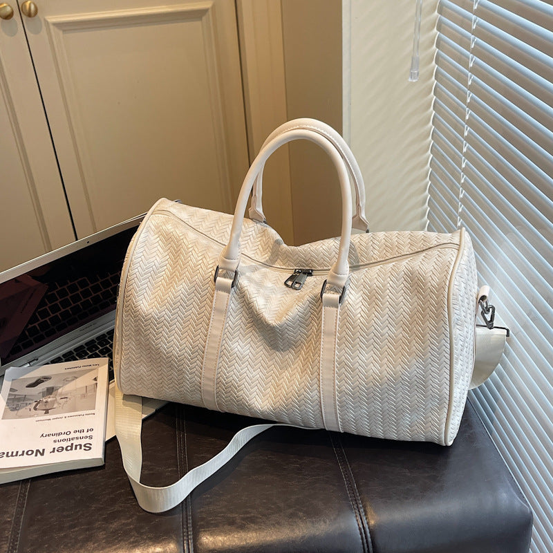 Sportliche Reisetasche Im Modernen Korbmuster Brehn