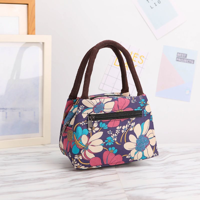 Floral Print Isolierte Lunch-Tragetasche Brehn