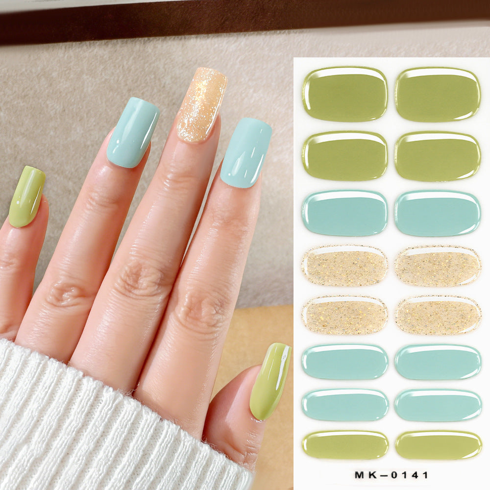 Premium Glänzende Gel-Nagelspitzen Set