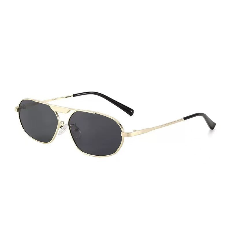 Damen modische Sonnenbrille im eleganten Polygon-Design Brehn
