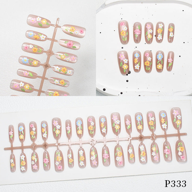 Floral Fantasy Press-On Nail Kit Brehn
