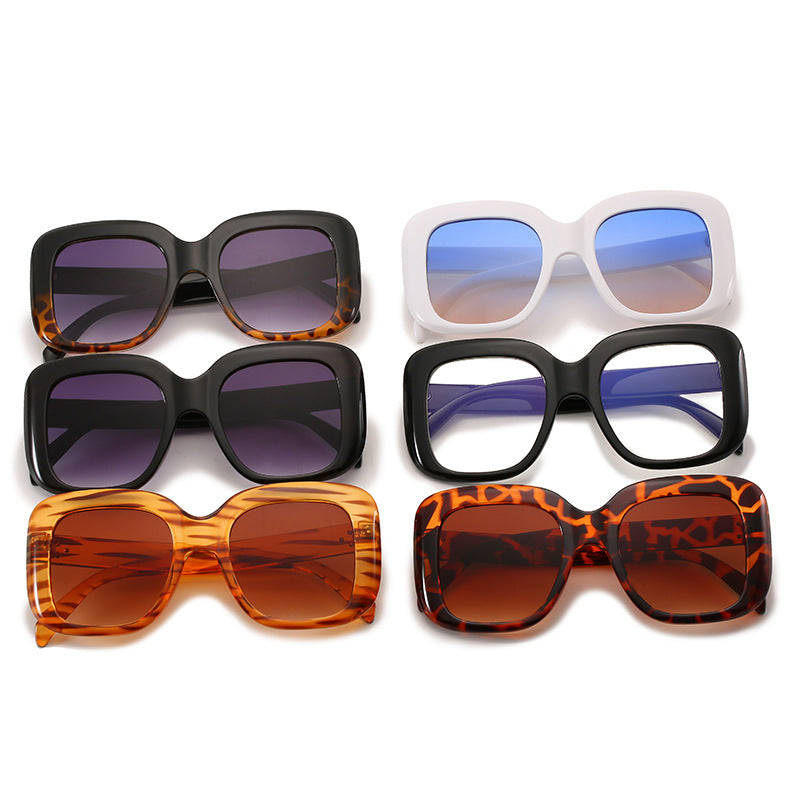 Damen oversized quadratische Sonnenbrille mit hochwertigem Kunststoffrahmen Brehn