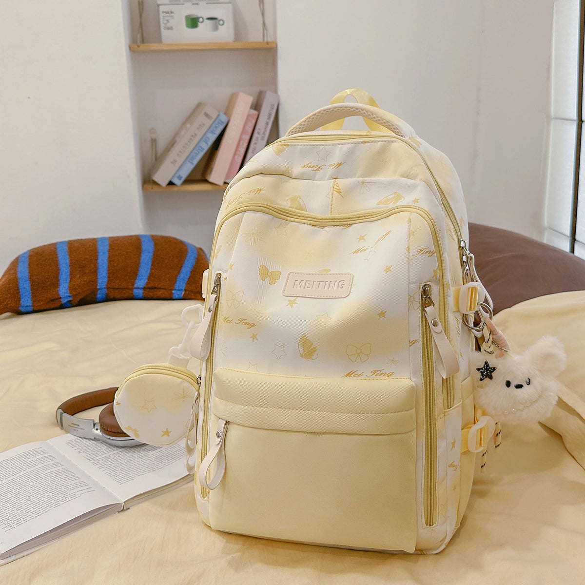 Trendiger Gemusterter Rucksack Brehn