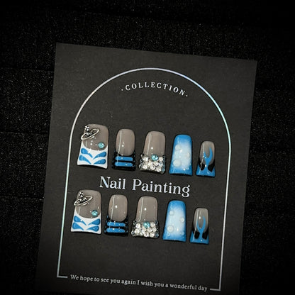 Kreative 3D Press-On Nagelkunst Kollektion
