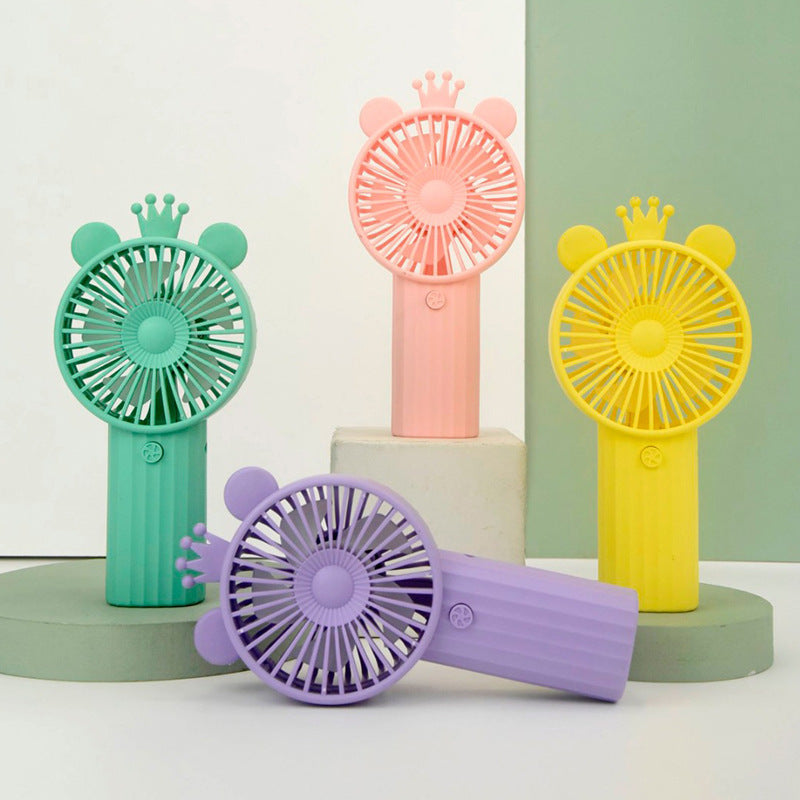 Damen Tragbarer Handventilator mit kreativen Blumendesign Brehn