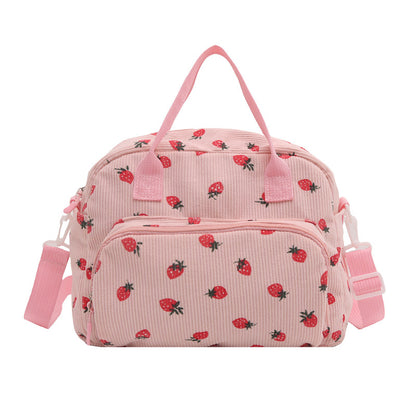 WoPlayful Erdbeer Druck Crossbody Tasche Brehn