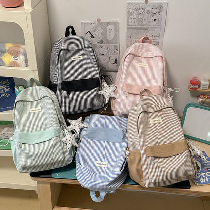 Stylische gestreifte Rucksack Brehn