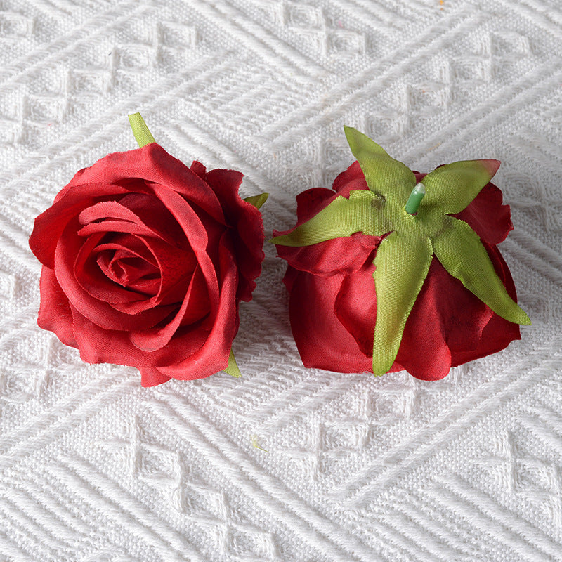 Eleganter Stoff Blumen Haarclip