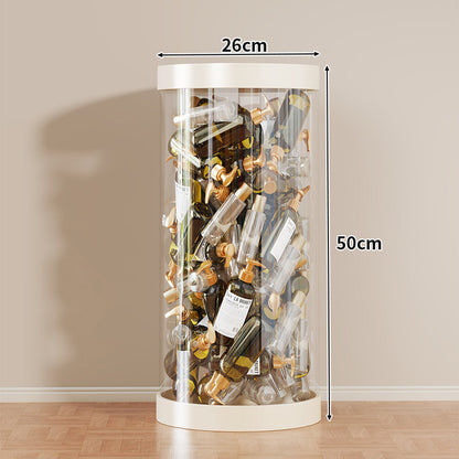 Hohe klare acryl vertikale Display-Zylinder für Mini-Parfüm- & Probeflaschen-Sammlung